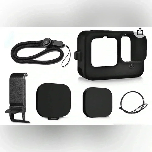 NIB FitStill Black Silicone Sleeve video Case Go Pro Hero 11 /Hero 10 /Hero 9 - Picture 1 of 2